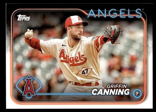 2024 Topps Los Angeles Angels #LAA-4 Griffin Canning | Baseball Card