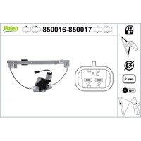 1X Fensterheber Valeo 850016 Passend FüR Alfa Romeo