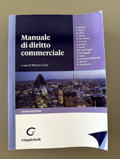 Manuale di Diritto Commerciale Marco Cian V edizione Giappichelli