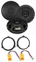 Crunch 2-Wege 16,5Cm 200Watt Lautsprecher FüR Fiat Panda 03-12 HecktüR Auto Boxe