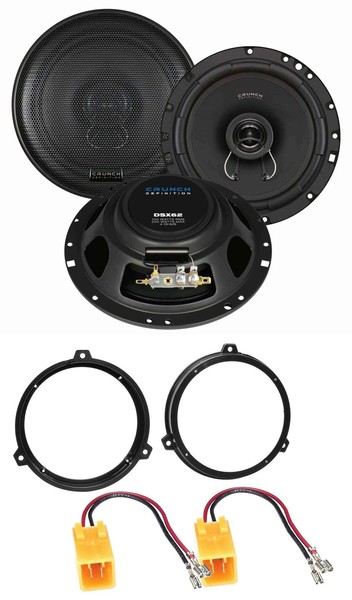 Crunch 2-Wege 16,5Cm 200Watt Lautsprecher FüR Fiat Panda 03-12 HecktüR Auto Boxe-image