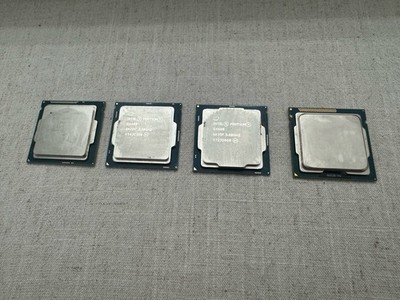 (LOT OF 4) CPU Processors (Intel Pentium G3220, G4400, G4600, Intel Core i3-3220