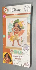 Disney Moana Crystal Art Pre-Mounted Scroll Kit Perfect Craft Activity (30x40cm)
