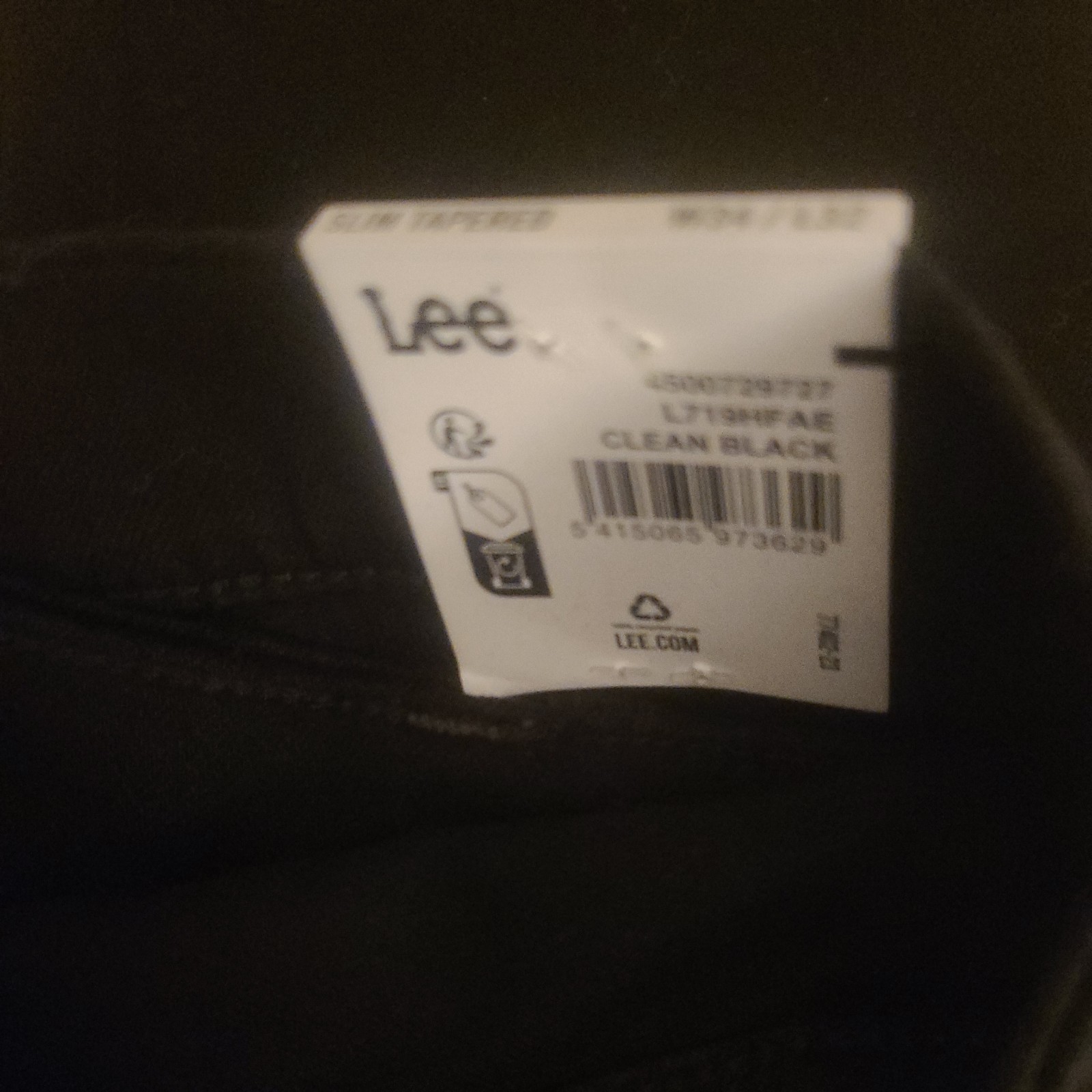 Lee Luke Slim Tapered Jean New rrp£100 UK34/32 image 8