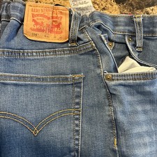 Levi Jeans 514 Sz-29X31 Adjustable Waist Performance 514 Straight Med Blue