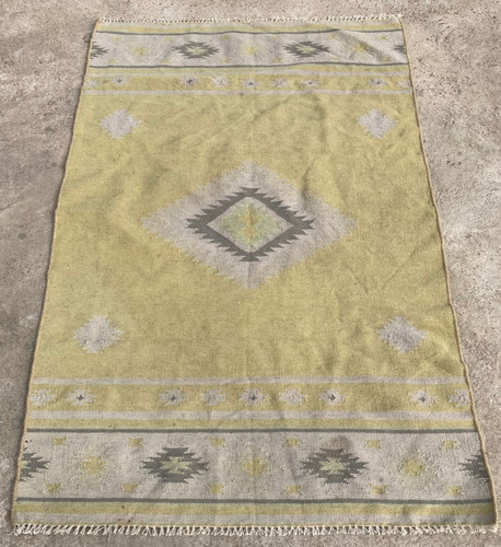 Vintage Traditional Handmade Beautiful Turkish Kilim Floor Rug Carpet 156x100 cm