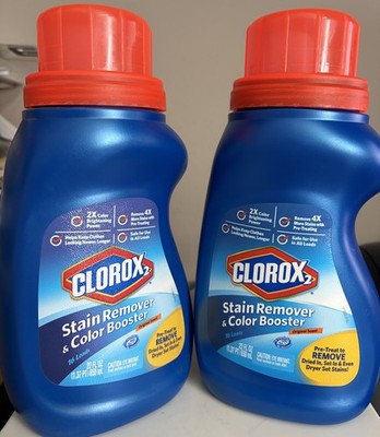 2X Clorox2 Colors Stain Remover Laundry , Original, 22 oz ea Color Booster