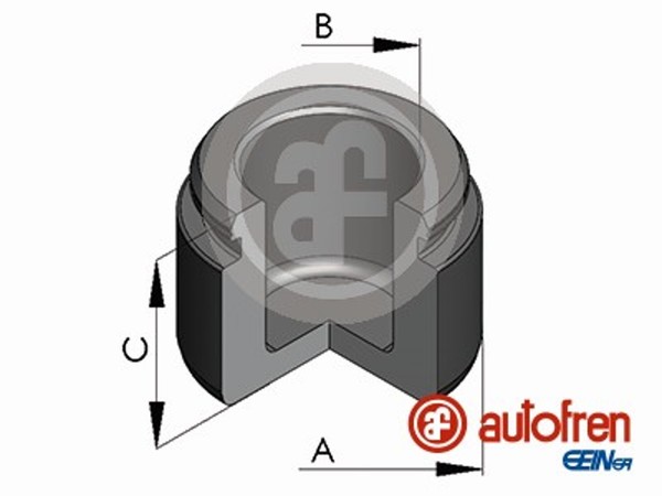 Kolben Bremssattel Autofren Seinsa D025789 FüR Stelvio Giulia Alfa 34Mm 949-image