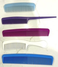 Vintage GOODY USA Lot Of 4 Four Hard Plastic Combs Colorful Lot 6-8 Bonus