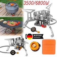 3500W/6800W Mini Campingkocher Winddicht Outdoor Camping Gas Kocher Faltbar Herd