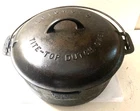 Vintage Griswold “Large Logo” Cast Iron Dutch Oven No.9 Original As Found+Used!