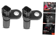 2-PC Engine Camshaft Position Sensor Compatible with Ford F-150, F-150