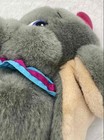 Gray Blue Eyes Pink Hat Elephant Stuffed Animal Dumbo Soft Plush Toy — photo 3