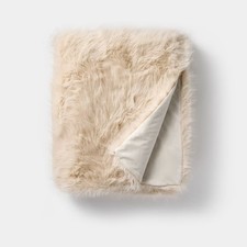 50"x60" Lush Faux Fur Throw - Threshold designed with Studio McGee