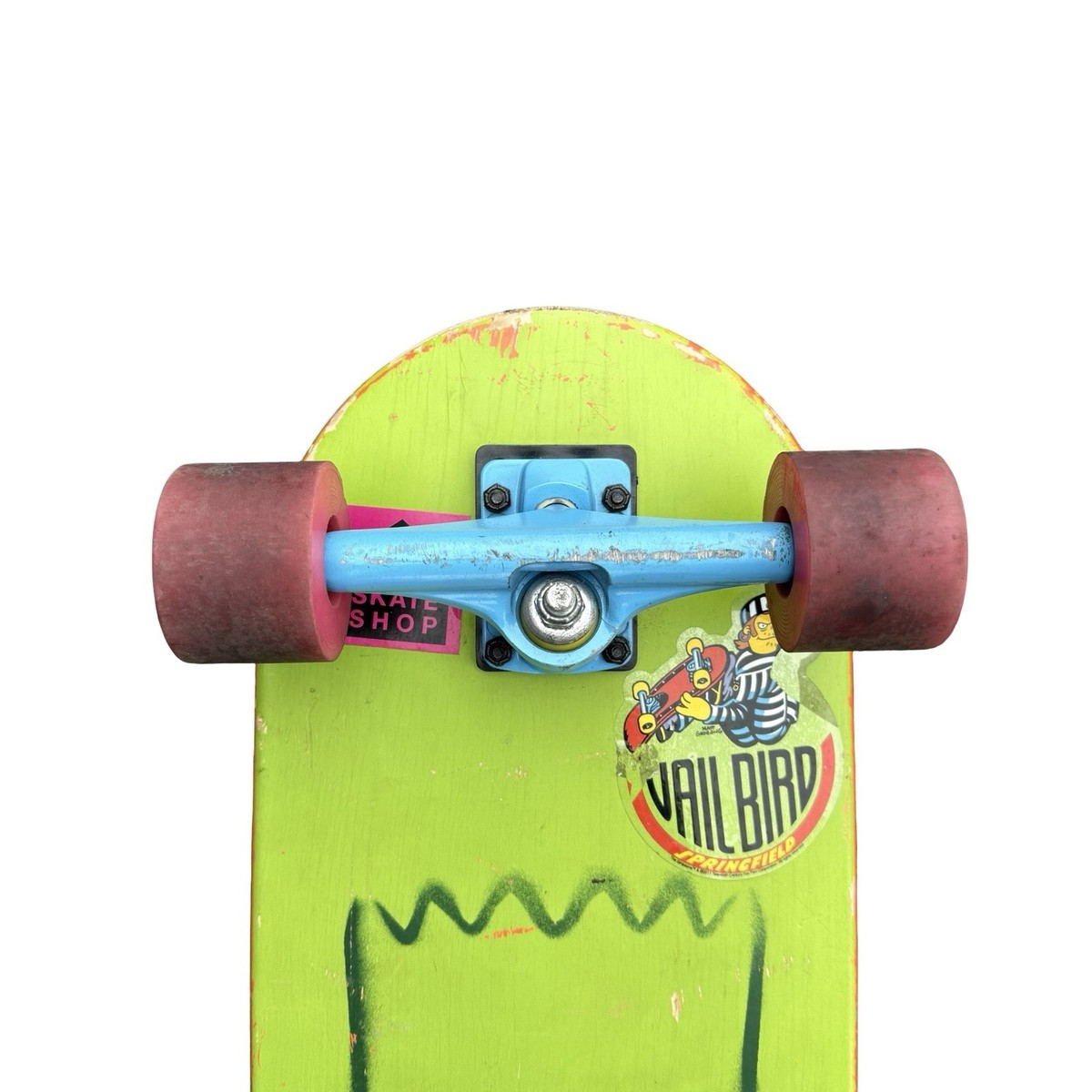 Santa Cruz Bart Simpson Cruiser Skateboard The Simpsons W/ Decals