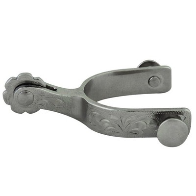 AI Hilason Western Horse Riding Np Toddler Stainless Steel Solid Brass Rowel