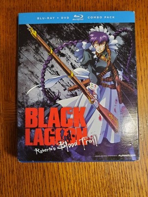 SIGNED - Black Lagoon Roberta's Blood Trail (Blu-ray + DVD, 2013) Set