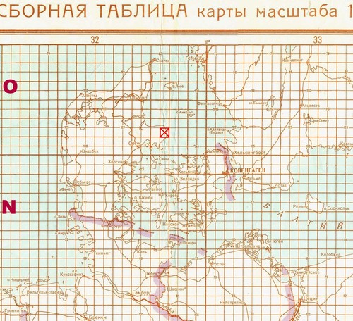 Mapas topográficos militares soviéticos rusos - GRENAA (Dinamarca), 1:50K, ed. 1961 - Imagen 4 de 4