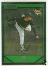 John Danks White Sox 07 Bowman Draft Chrome Rookie Card