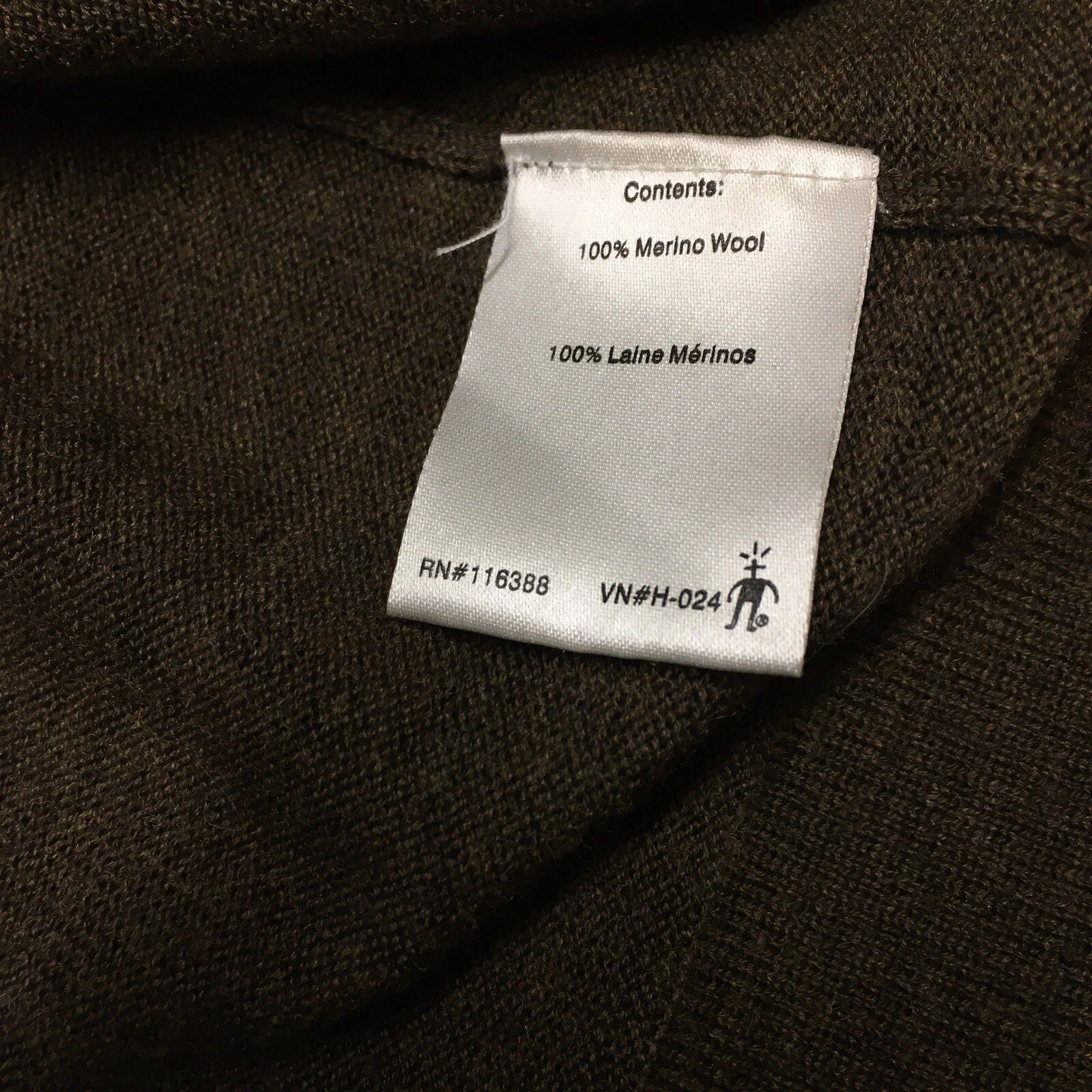 smartwool merino wool !/4 zip knit light pullover sweater