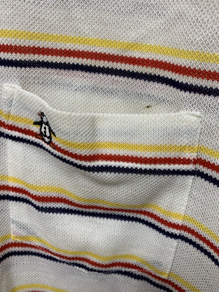 CAMISA HOMBRE VINTAGE AÑOS 70 MUNSINGWEAR GRAND SLAM RAYAS L RARA SUPREME TENNIS Foto 4 de 4