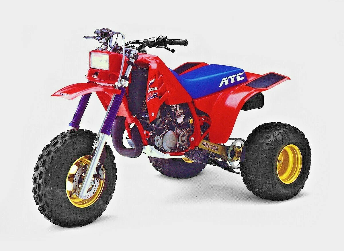 HONDA ATC250R TRX250R ATC TRX 250R ENGINE CASE SAVER CHAIN GUIDE RED 85 89