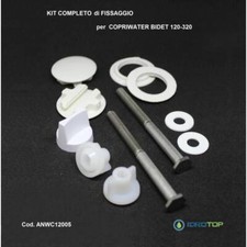 KIT COMPLETO DI FISSAGGIO RICAMBIO copriwater bidet x articolo 120-320 ORIGINALE