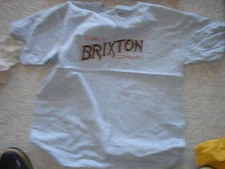 BRIXTON SUPPLY COMPANY SKATE GRAY XL EXTRA LARGE T SHIRT SS SHORT SLEEVE