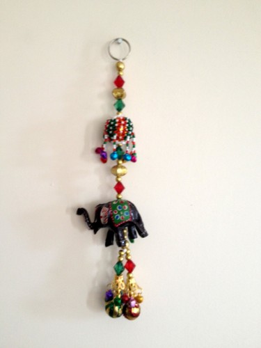 One Elephant Indian Handicrafts Wall Car Door Hanging Decorative Christmas Gifts - Picture 7 of 17