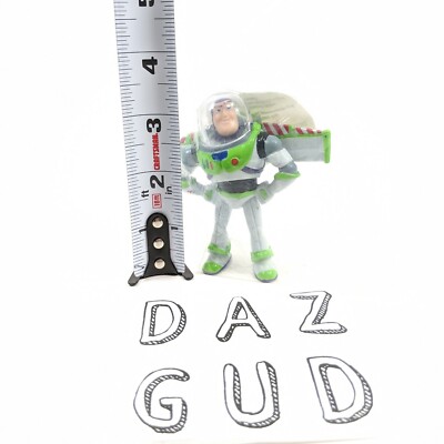 VTG Toy Story Buzz Lightyear Thinkway Toys 3.5'' Figure New Sealed Cake Topper