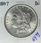 1887 MORGAN SILVER DOLLAR ~ BU ~NICE COIN~ REF# D/S