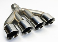 Exhaust Tip Center 3.00 Inlet 3.50 Quad 15.00 Long Wcquad35015-300-ss Rolled Sl Exhaust Tip Center 3.00 Inlet 3.50 Quad 15.00 Long Wcquad35015-300-ss Rolled Sl