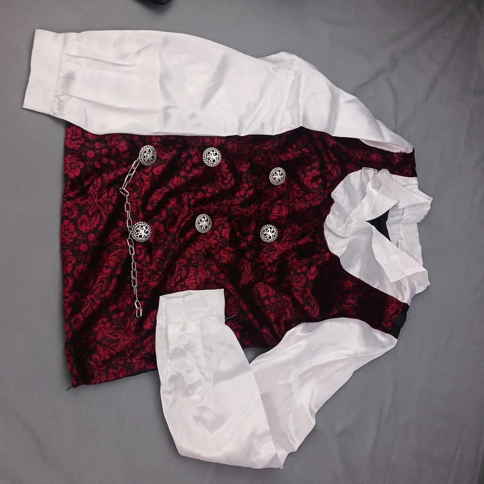 Dark Vampire Halloween Costume 2 Peice Child Large - Image 3 of 4