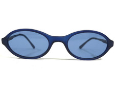 Miraflex Sunglasses MOD.ALICE O 44 c 203 Blue Oval Frames with Blue Lenses