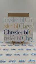 1961 Chrysler Car Sales Brochure Newport New Yorker Windsor