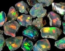 100 Cts Cut Grade Opal Rough Lot Grade Large Size Ethiopian Welo Opal Gemstone
