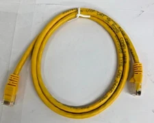QTY/9 Ethernet Network 3ft Patch Cable Cord 350MHz CAT5e, Yellow