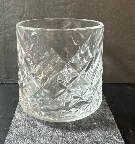 Large Spinning Crystal Whiskey Glass -10 Oz, Rotatable Old Fashioned Glass