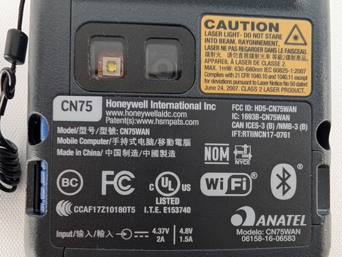 Honeywell CN75 Portable Handheld Computer Barcode Scanner Free Ship - Picture 4 of 9