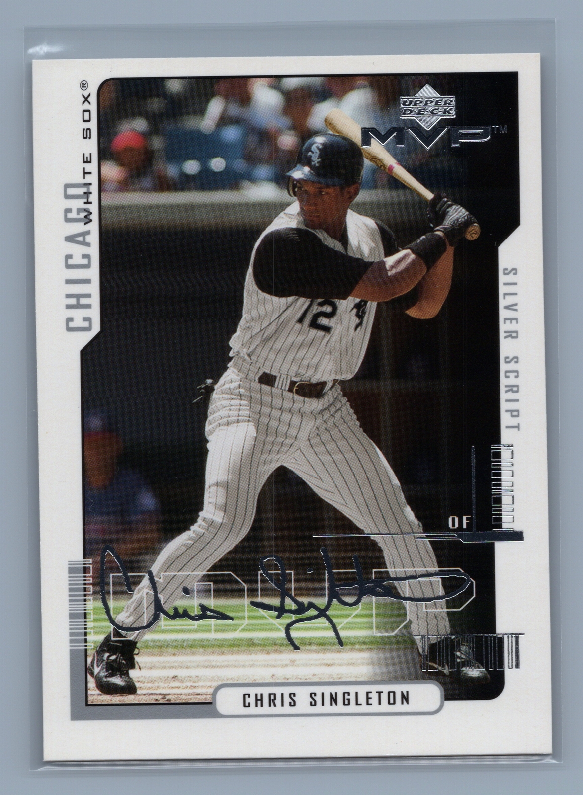 2000 Upper Deck MVP #209 Chris Singleton Silver Script