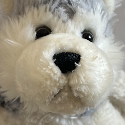 Ganz Webkinz Husky dog HM120 grey white No Code | eBay