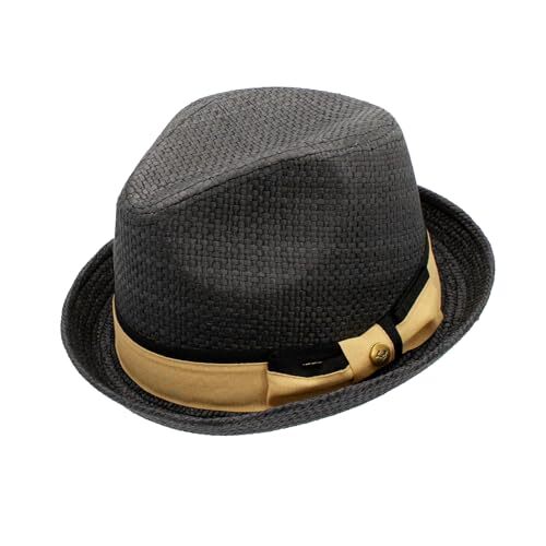 Depp Fedora Hat Small-Medium Size with Black Bow Tie-image