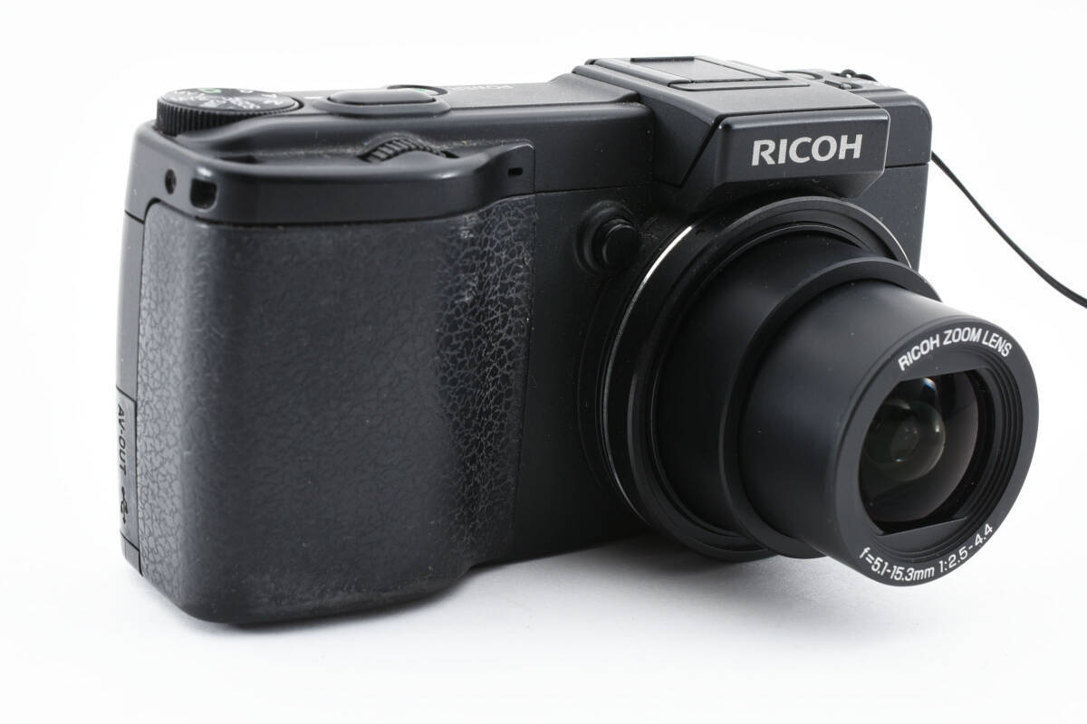 RICOH GX200 Digital Camera Black Compact 12.1MP Zoom Lens Zoom Macro