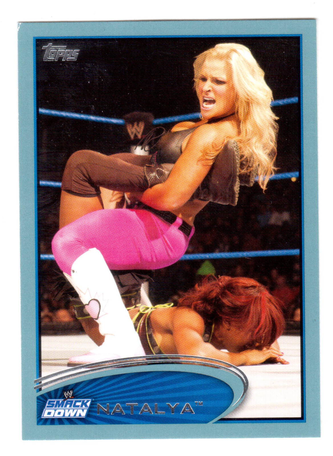 2012 TOPPS WWE BLUE #60 NATALYA