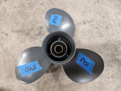 NEW ALUMINUM 11.6'' X 11P HONDA PROPELLER, 58130-ZV5-011AH, 13 SPLINE HUB, P8451