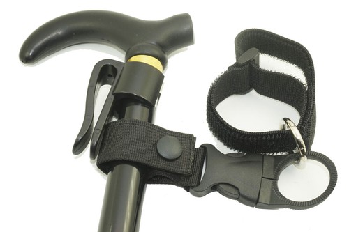 Walking Stick/Cane ~WRIST STRAP/Cord ~ Pants belt Clips Holder ~perfect solution - Picture 6 of 10