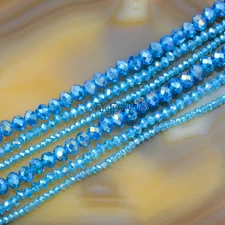Top Quality Czech Crystal Faceted Rondelle Beads