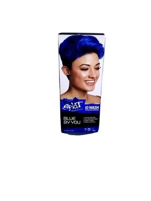 Splat Rebellious Colors Blue By You 10 Wash No Peroxide Temporary Hair Dye 6 oz. | eBay Splat Rebellious Colors Blue By You 10 Wash No Peroxide Temporary Hair Dye 6 oz. | eBay