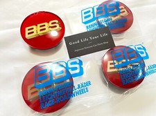  Bbs Wheel Center Caps 70mm Genuine Emblem Red Gold 3d Logo Set 4pcs 56.24.120