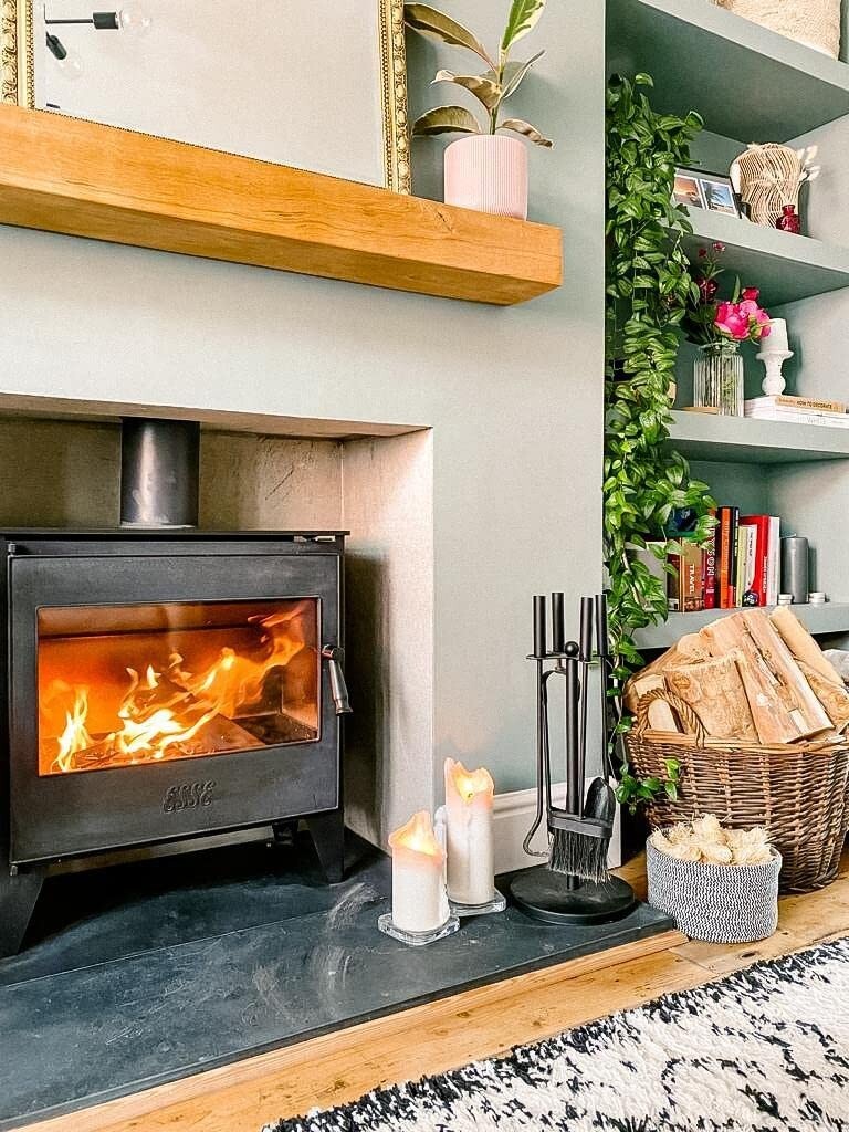 Ecoblaze Kiln Dried Oak Firewood Full Crate Ready to Burn Hardwood Logs